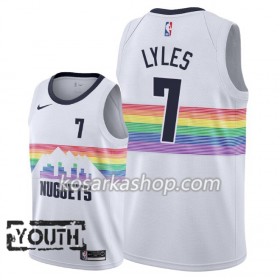 Dres Denver Nuggets Trey Lyles 7 Nike 2018-19 City Edition Bijela Swingman - Dječji